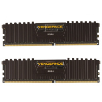DDR-4 DIMM 16 GB 3200 MHz PC25600 Corsair Vengeance LPX, 2x 8 GB Kit, Black (CMK16GX4M2E3200C16)