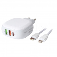 LDNIO A3510Q, USB, White + lightning зарядтау құрылғысы