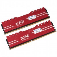 DDR-4 DIMM 16Gb/3000MHz PC24000 ADATA XPG Gammix D10, 2x8Gb Kit, Red, BOX (AX4U300038G16A-DR10)