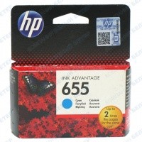 Картридж HP CZ110AE No 655, Cyan