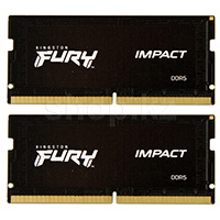SO-DIMM 32 GB DDR5 PC51200/6400MHz Kingston Fury Impact, 2x 16 GB Kit, BOX (KF564S38IBK2-32)