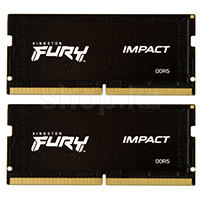 SO-DIMM 32GB DDR5 PC51200/6400MHz Kingston Fury Impact, 2x 16 GB Kit, BOX (KF564S38IBK2-32)