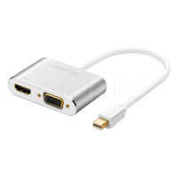 Mini DisplayPort - HDMI/VGA, Ugreen 20421, Silver, BOX адаптері