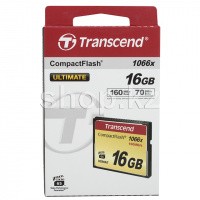 Карта памяти Compact Flash 16Gb Transcend 1066x