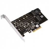 Контроллер PCI-Ex4 to 2хM.2, Orico PDM2-BP
