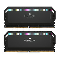 DDR-5 DIMM 32 GB 5200 MHz Corsair Dominator Platinum RGB, 2x 16 GB Kit, Black, BOX (CMT32GX5M2B5200C40)