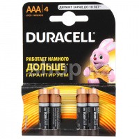Duracell Basic AAA LR03/MN2400, 1.5V 4 дана , батареясы