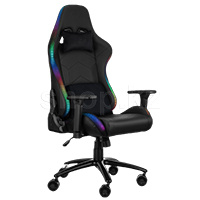 Кресло игровое компьютерное 2E Gaming OGAMA II RGB, Black