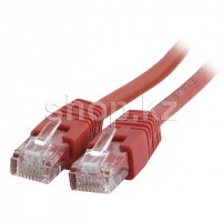 Patch cord RJ-45 6 cat Cablexpert PP6U-1M/R, UTP, 1m, Red