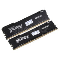 DDR-4 DIMM 16Gb/2666MHz PC21300 Kingston Fury Beast, 2x8Gb Kit, Black, BOX (KF426C16BBK2/16)