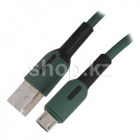 Кабель интерфейсный для Micro USB Usams SJ-432, 1m,  Dark Green