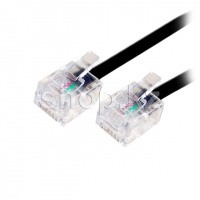 Patch cord RJ-11 3cat, SHIP телефон, UTP, 3m, BOX