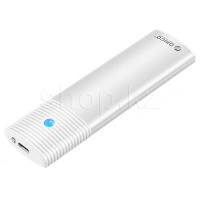 Mobile Rack M.2 Orico PWM2, USB Type-C, White-Silver