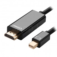 Кабель Mini DisplayPort - HDMI, UGREEN 20848, 1.5m, Black, OEM