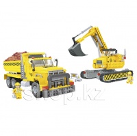 Конструктор игровой Ausini, Городские строители: Самосвал и экскаватор