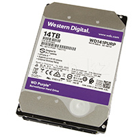 Жесткий диск HDD 14 TB Western Digital (WD141PURP), 3.5", 512 MB, SATA III, Purple