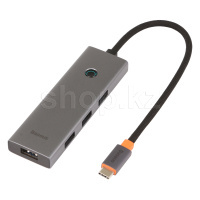 USB HUB 4-port USB 3.0 Type-C Baseus UltraJoy Series BS-OH108, Gray