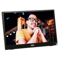 15.6" AOC 16T3EA, Black мониторы