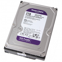 Жесткий диск HDD 2000 Gb Western Digital (WD22PURZ), 3.5", 256Mb, SATA III, Purple