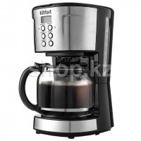 Кофеварка Kitfort KT-731, Black-Steel