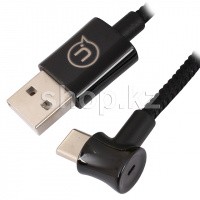 USB Type-C Usams SJ-341, 1.2m, Black интерфейс кабелі