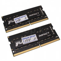 SO-DIMM 16GB DDR4 PC25600/3200MHz Kingston Fury Impact, 2x8GB Kit, Black, BOX (KF432S20IBK2/16)