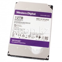 HDD 12000 Gb Western Digital (WD121PURZ), 3.5", 256Mb, SATA III, Purple қатқыл дискі