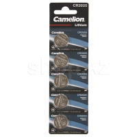 Camelion Lithium CR2025-BP5, 3V (5 дана) батареясы