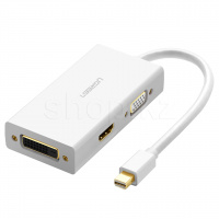 Mini DisplayPort - HDMI/VGA/DVI, Ugreen MD114, White, BOX адаптері