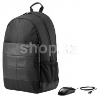 Рюкзак для ноутбука HP Classic Backpack, 15.6", Black + мышь