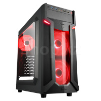 Корпус Sharkoon VG6-W Red, Black