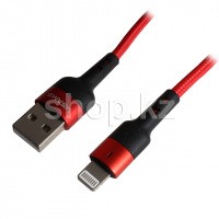 Apple iPad/iPhone/iPod Usams SJ-314, 2m, Red интерфейс кабелі