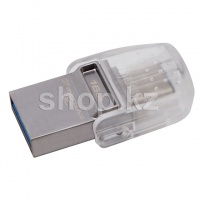 USB Флешка 16Gb Kingston DataTraveler MicroDuo 3C, USB 3.1, Silver