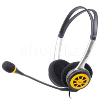 Гарнитура Microlab K250, Silver-Yellow