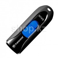 USB 64Gb Transcend JetFlash 790K, USB 3.1, Black флешкасы