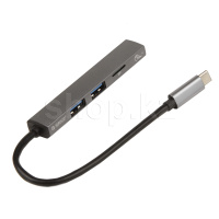 USB HUB 3-port USB 3.0 Orico AH-12F-GY-BP, Grey