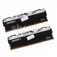 DDR-4 DIMM 16Gb/3600MHz PC28800 G.SKILL Sniper X, 2x8 Kit, BOX (F4-3600C19D-16GSXWB)