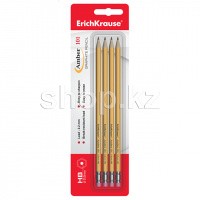 Набор карандашей ErichKrause 32837 Amber 101 HB, 4 шт
