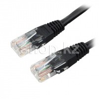 Patch cord RJ-45 5е cat Cablexpert PP12-3M, UTP, 3m, Black