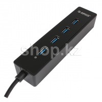 USB HUB 4-port USB 3.0 Orico W8PH4-U3, Black