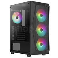 Корпус AeroCool Falcon-G-BK-v1, Black (SN:HS23042207999)