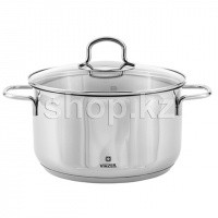 Кастрюля Vinzer Techno, 14 см, 1.1 л, с крышкой