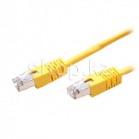 Patch cord RJ-45 5е cat SHIP, FTP, 1m, OEM, Yellow