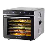 Сушилка для продуктов Kitfort KT-1948, Black-Steel