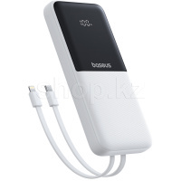 Мобильный аккумулятор Baseus Lipow Digital Display PPJP311, 10000 mAh, Moon White