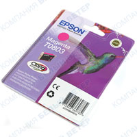 Epson T08034011, magenta картриджі
