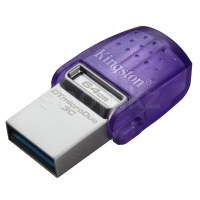 USB Флешка 64 GB Kingston DataTraveler MicroDuo 3C, USB 3.2, USB-C, Violet