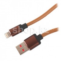 Кабель интерфейсный для Apple Lightning Continent QCI-7102CF, Brown