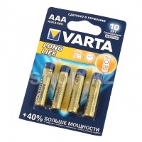 Varta AAA LR03 Longlife Extra, 1.5V 4 дана , батареясы