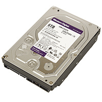 Жесткий диск HDD 6 TB Western Digital Surveillance (WD62PURX-78), 3.5", 64 MB, SATA III, Purple